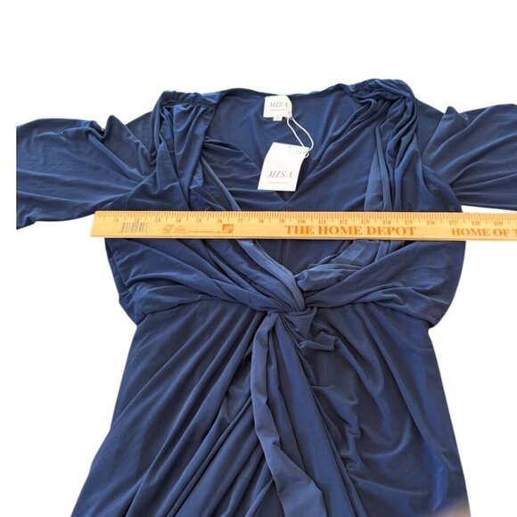 MISA Los Angeles Teget Mini Dress Midnight Blue Size Medium - Picture 8 of 10